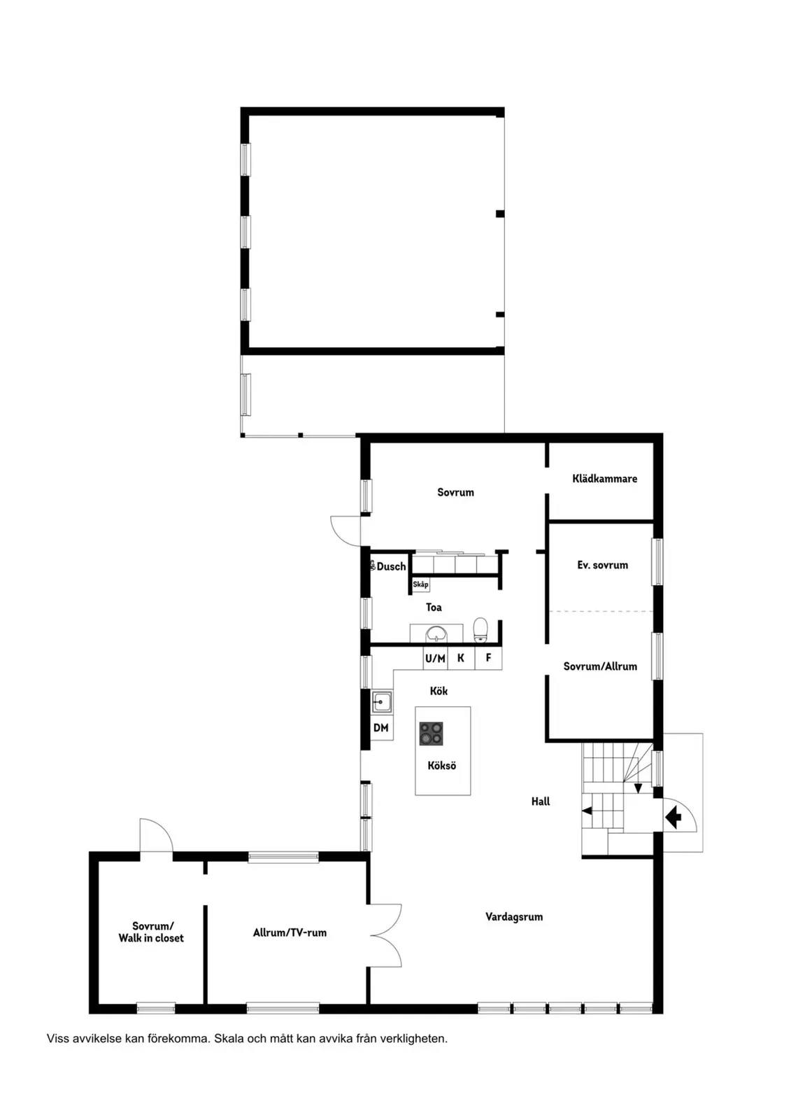 Floor plan for Högstorpsvägen 148