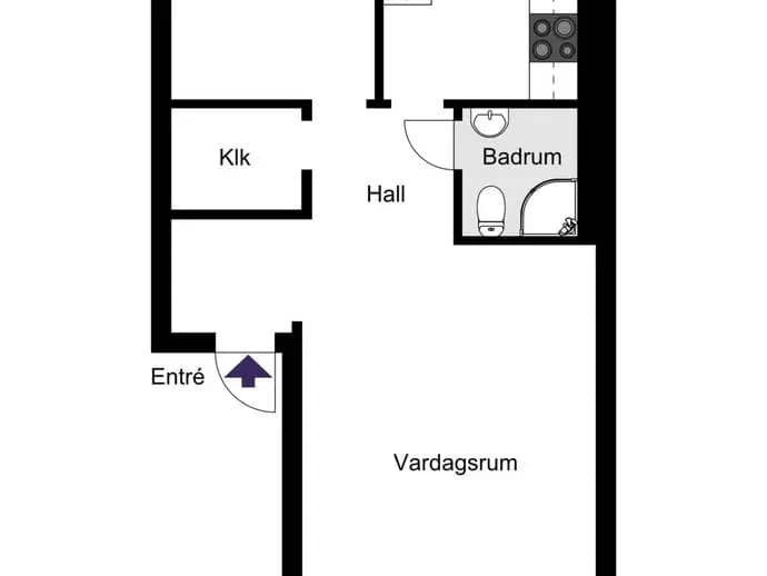 Floor plan for Sågverksgatan 108