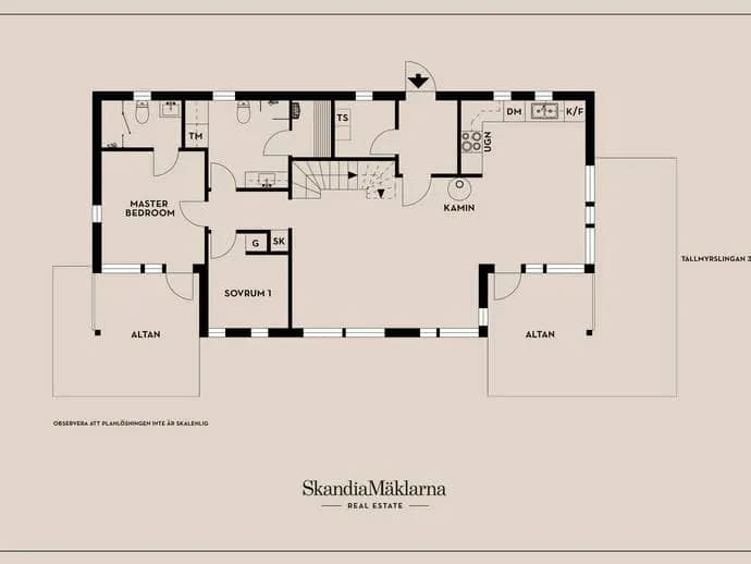 Floor plan for Tallmyrslingan 37