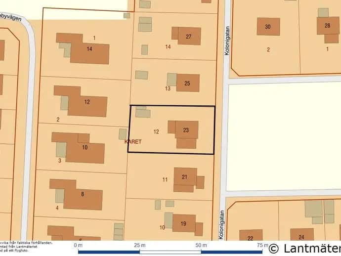 Floor plan for Kolonigatan 23