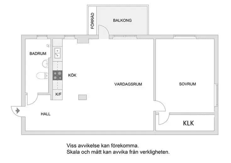 Planritning för Helsingörsgatan 26, 2tr