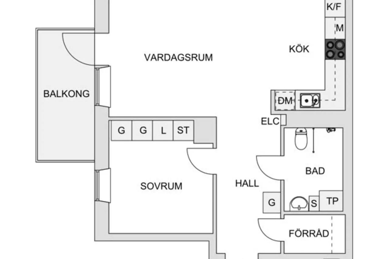 Floor plan for Ålgrytevägen 31