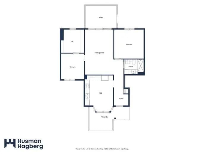 Floor plan for Ersbodavägen 126