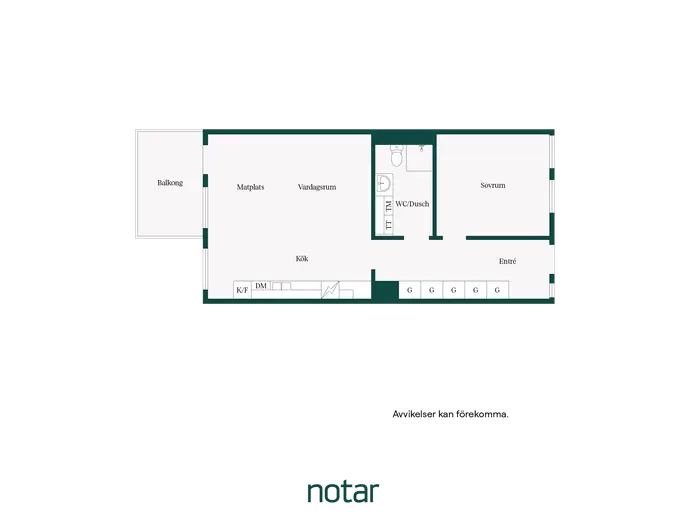 Floor plan for Scheelevägen 5H
