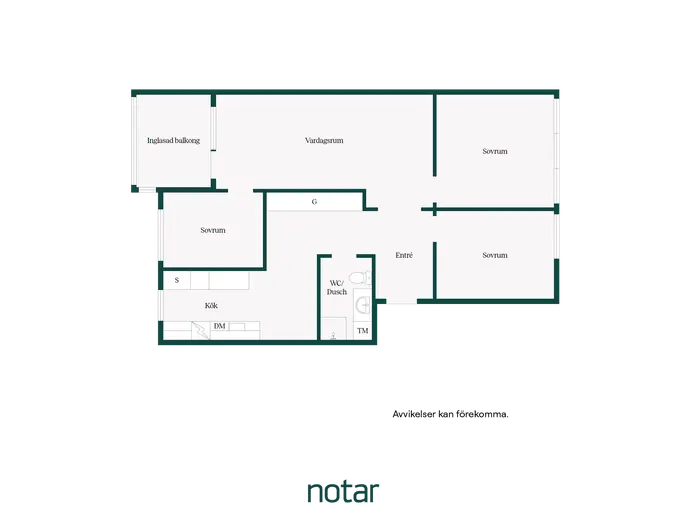 Floor plan for Vildgåsvägen 17B