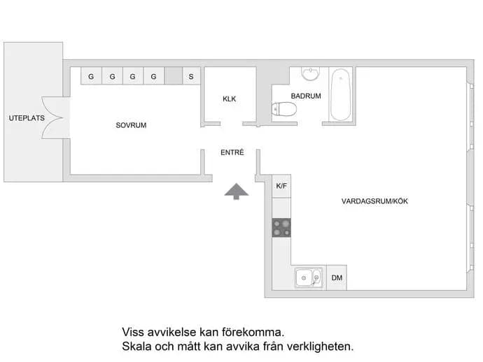Planritning för Slåttervägen 3