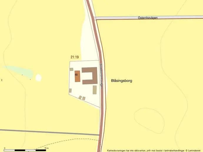 Planritning för Svabesholmsvägen 49