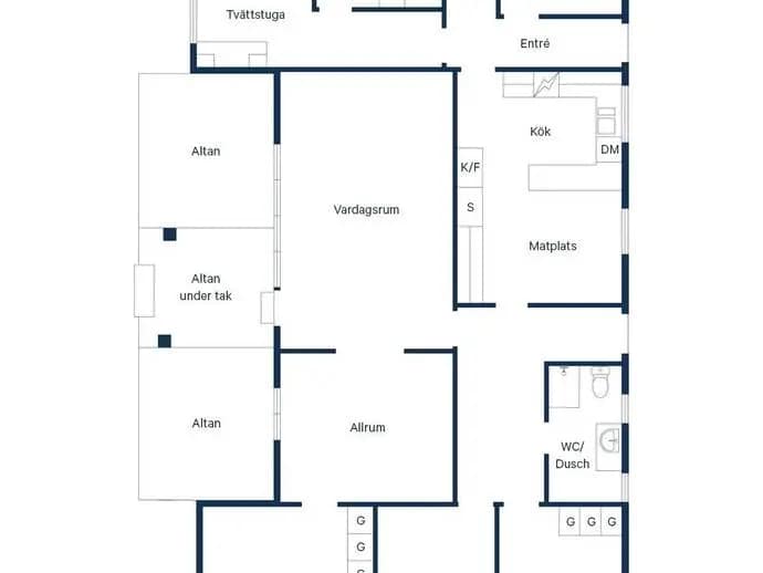 Planritning för Lejeby 164