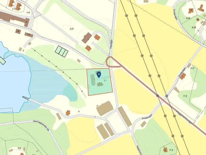 Planritning för Kaggeholm 5