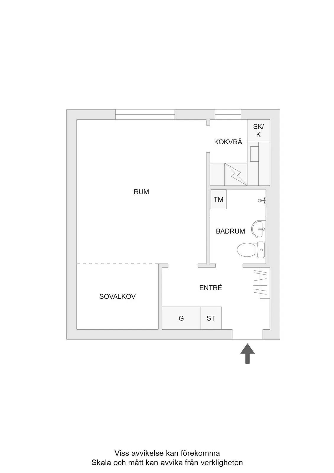 Floor plan for Stentorpsgatan 22A