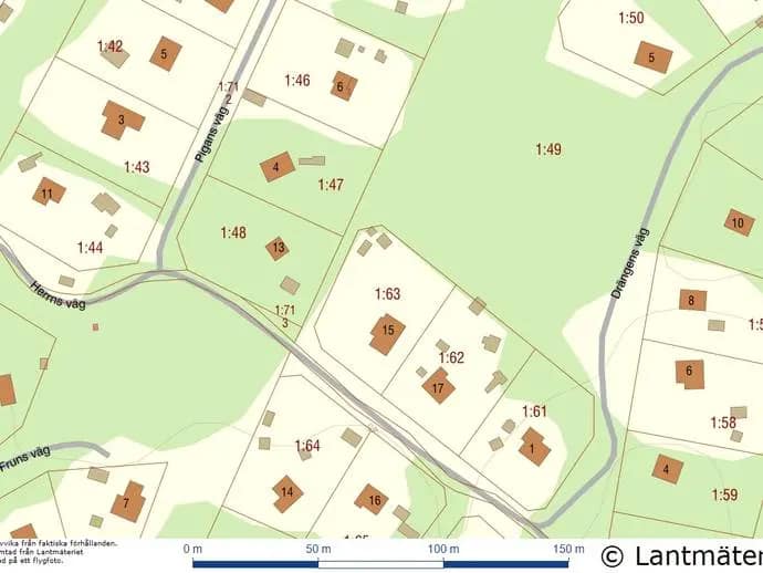 Floor plan for Herrns väg 15