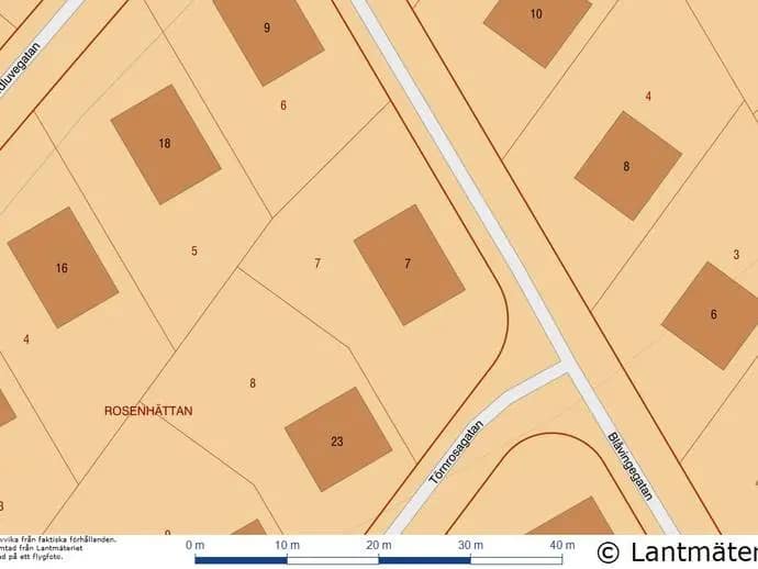 Floor plan for Blåvingegatan 7
