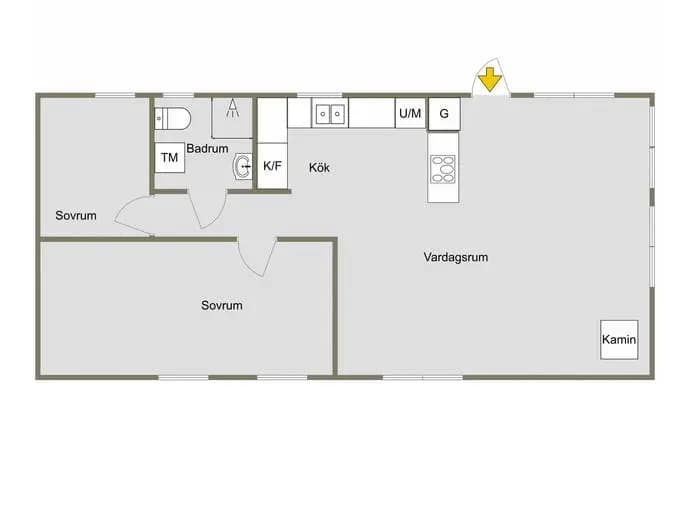 Planritning för Öringhamnsvägen 38