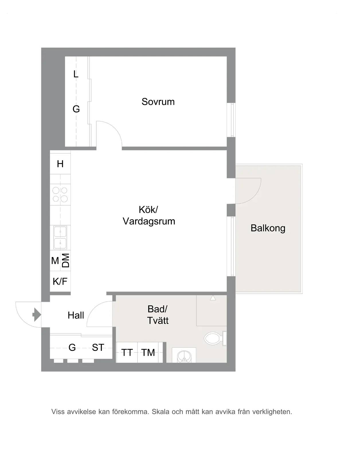 Floor plan for Stora Varvsgatan 39