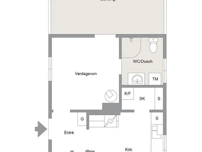 Planritning för Ölbovägen 389
