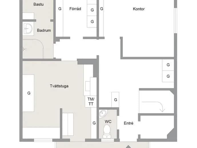 Planritning för Sankt Persgatan 7