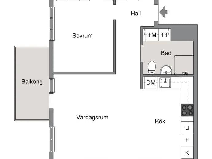 Planritning för Epistelvägen 7