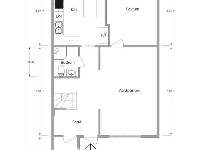 Planritning för Kakelvägen 35