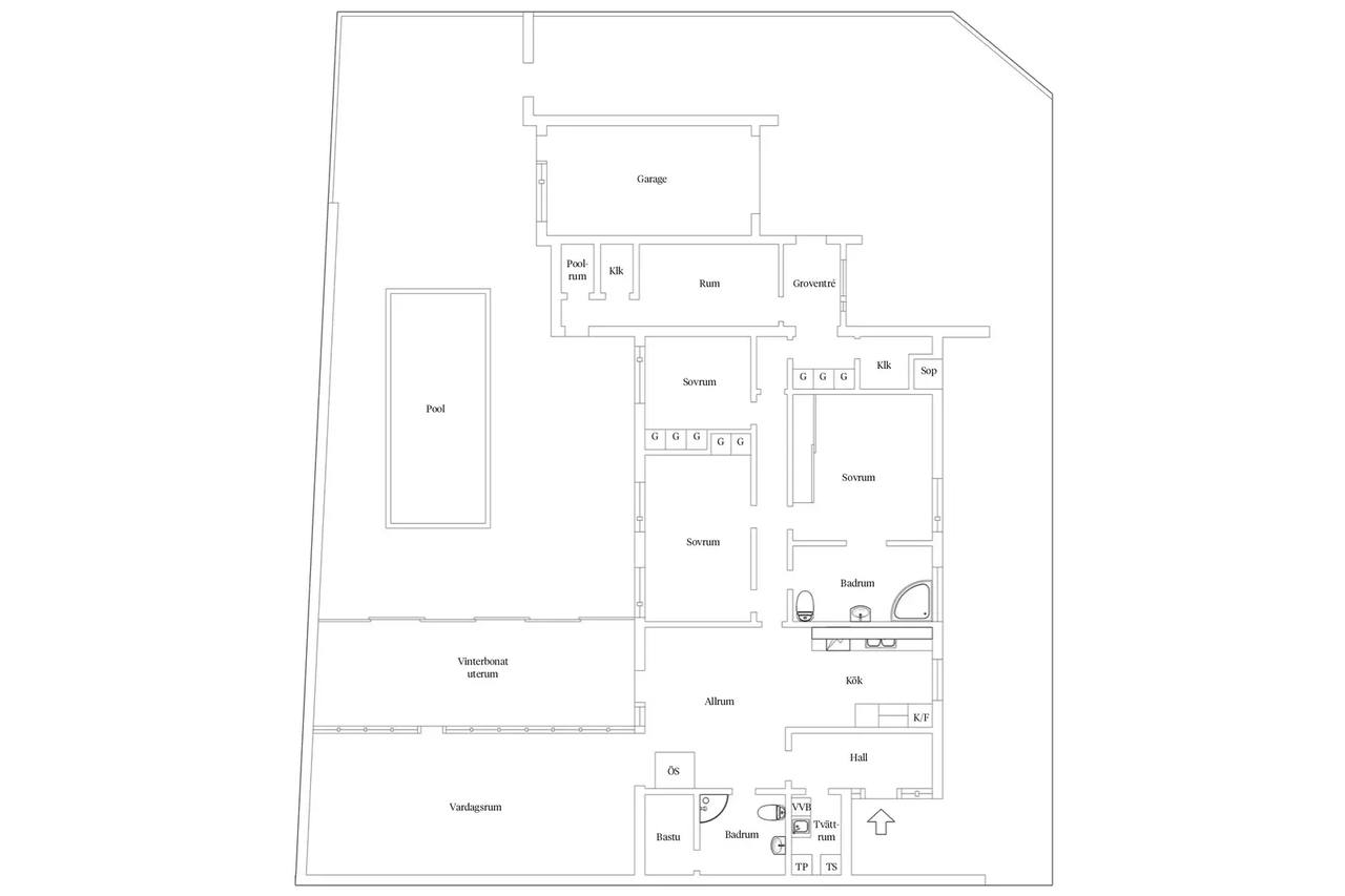 Floor plan for Sandvipevägen 6