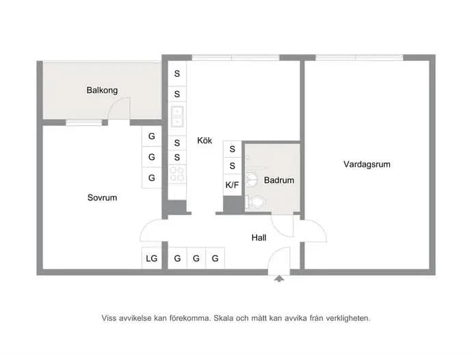 Floor plan for Statistgatan 16