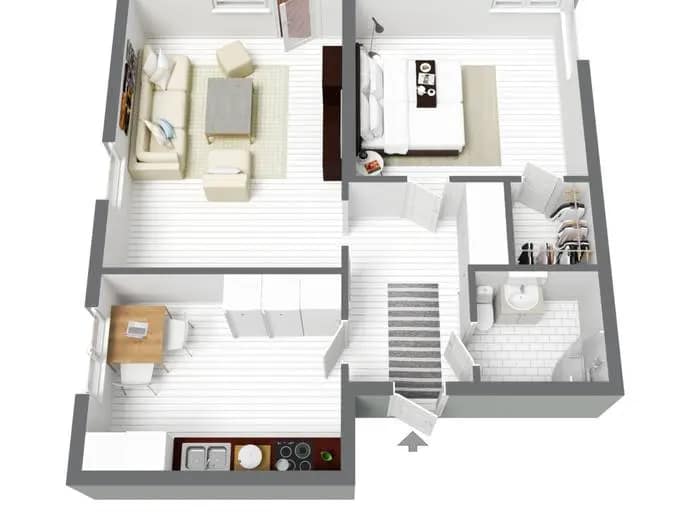 Planritning för Mariekällgatan 42