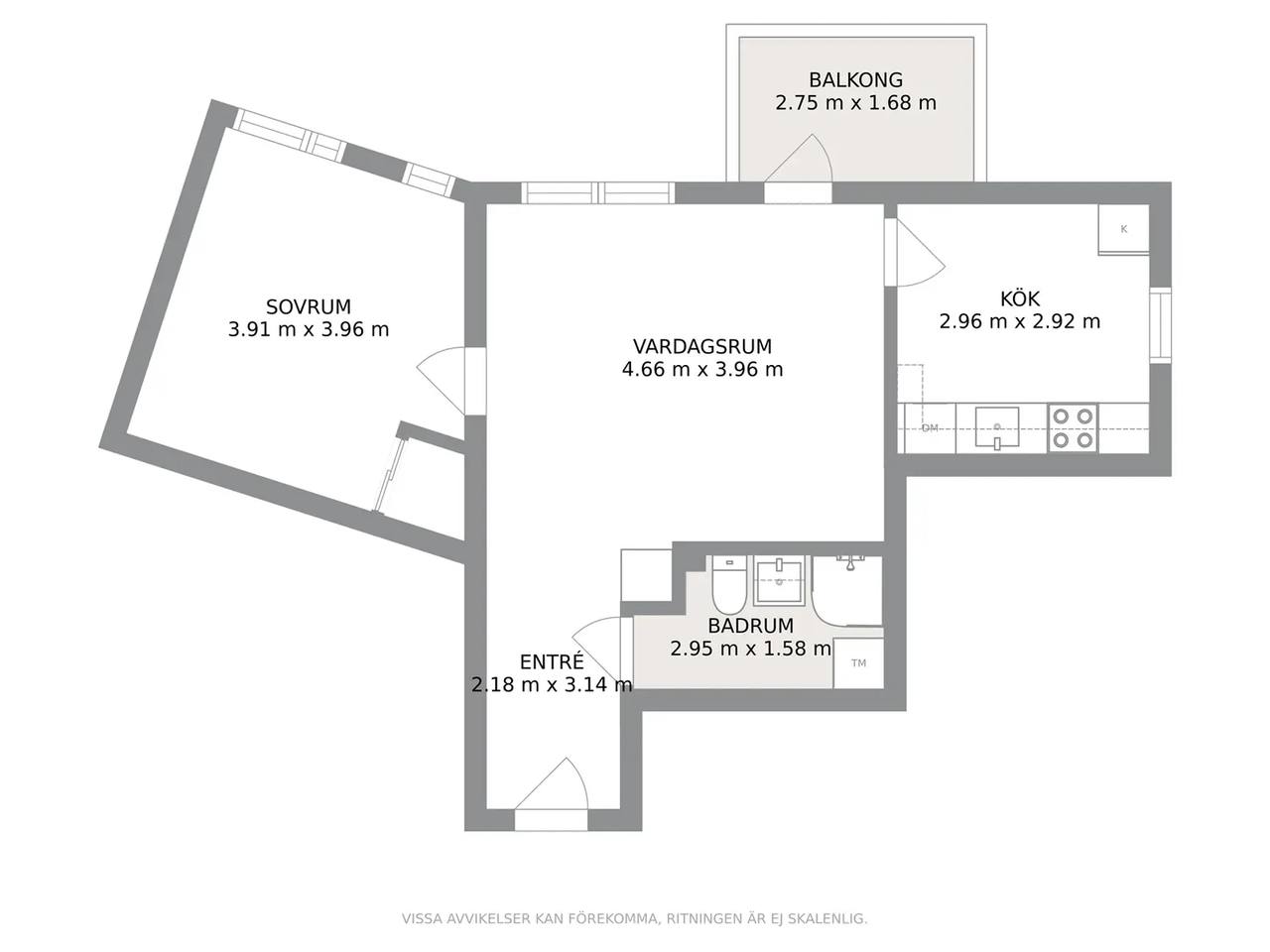 Floor plan for Teleskopgatan 10