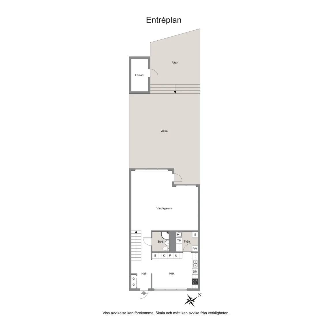 Planritning för Vedensgatan 10