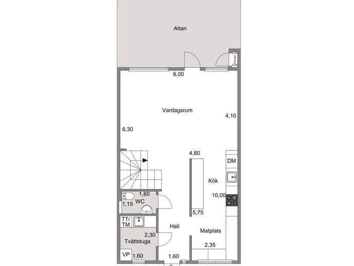 Floor plan for Trumpetvägen 66