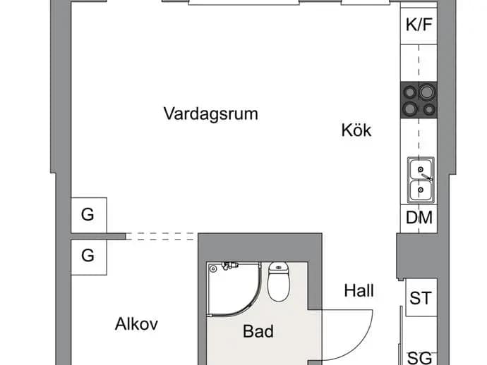 Floor plan for Rissneleden 163