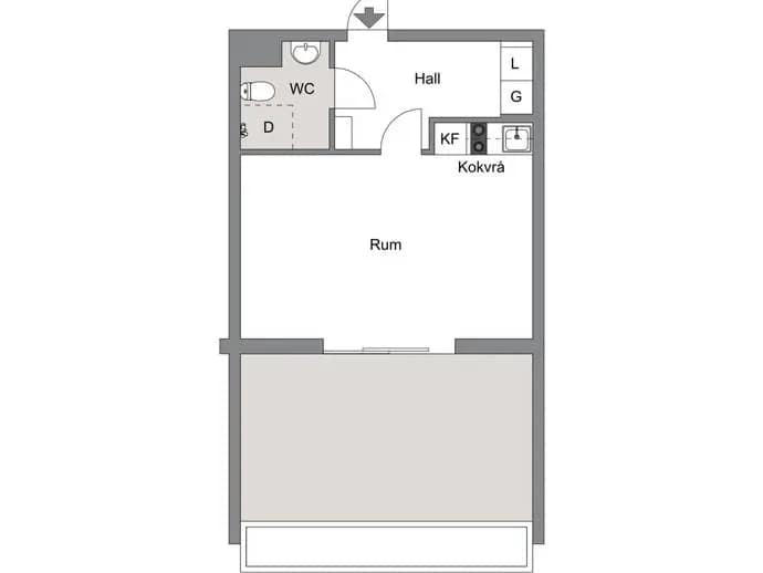 Planritning för Sidensvansvägen 42