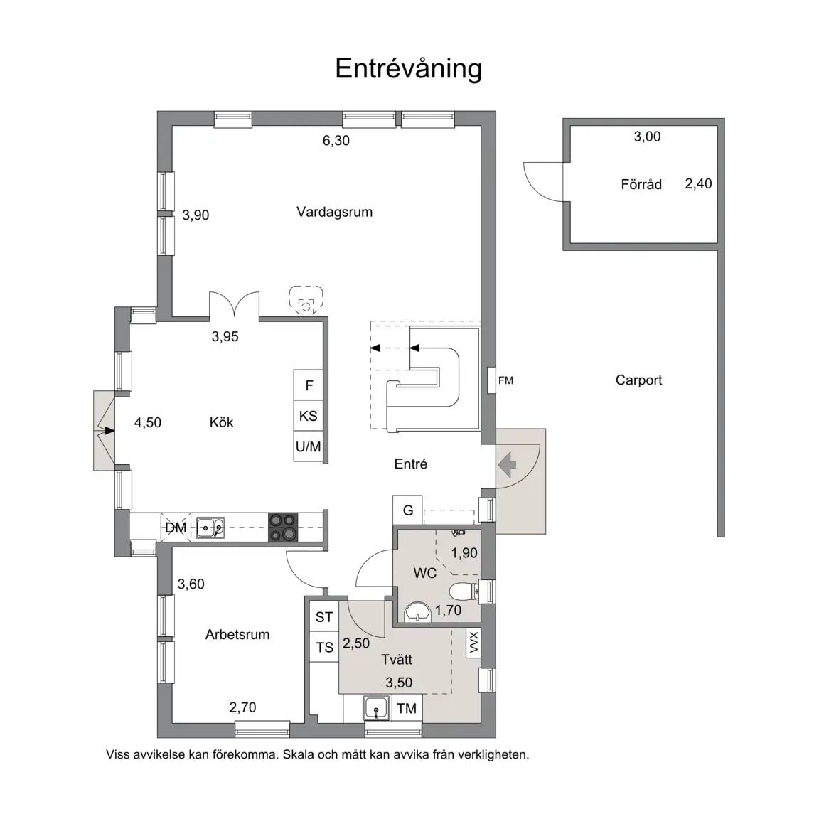 Planritning för Sandbyhovsgatan 60