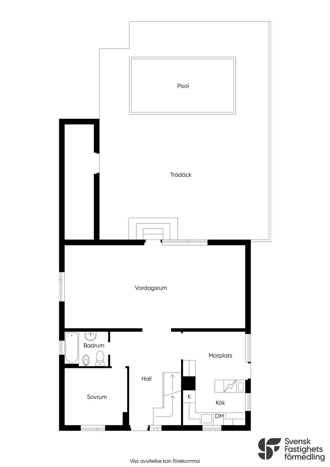 Floor plan for Väpnaregatan 12