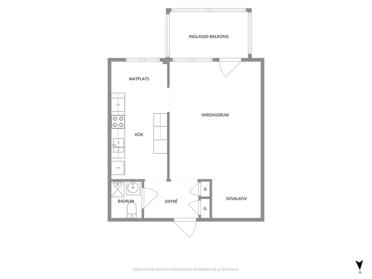 Floor plan for Västanväg 47C