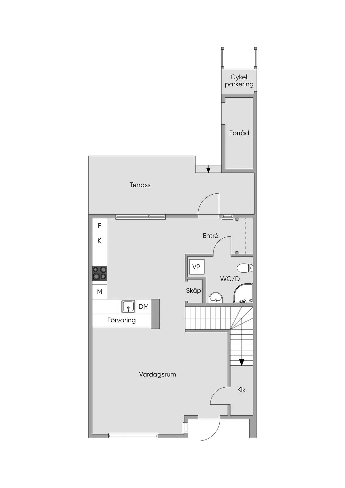 Floor plan for Älvsundavägen 4