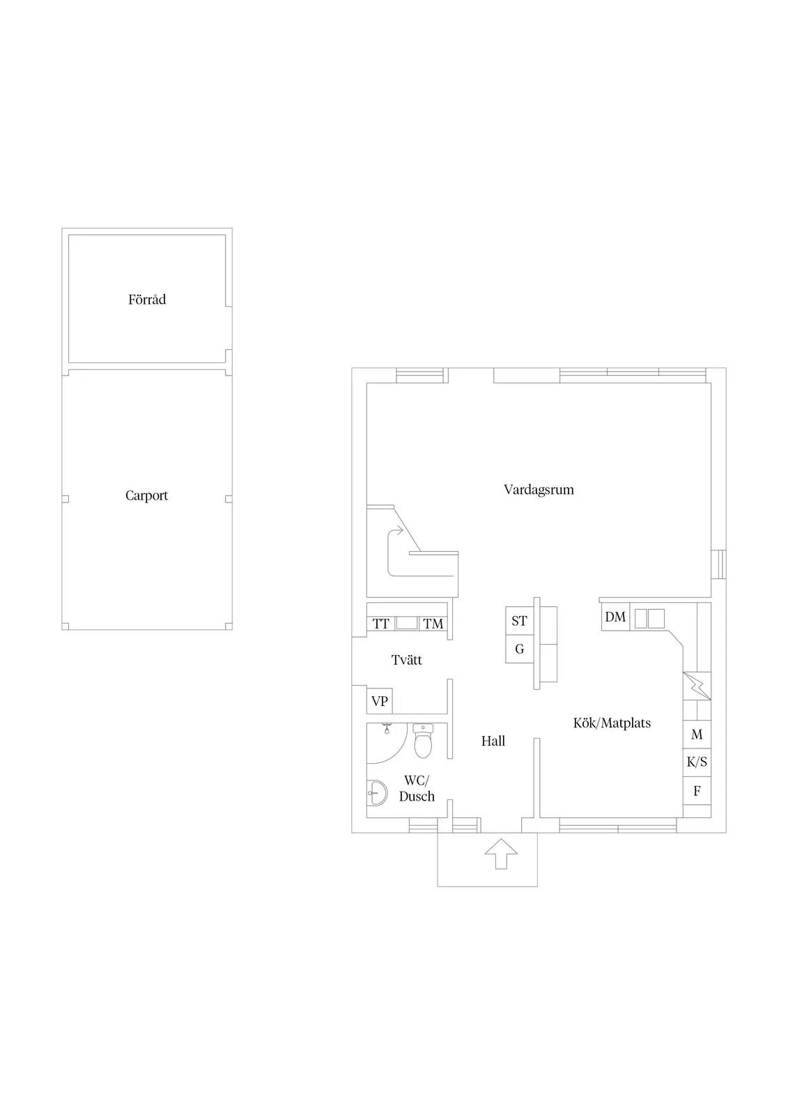 Planritning för Adlerfelts gata 16
