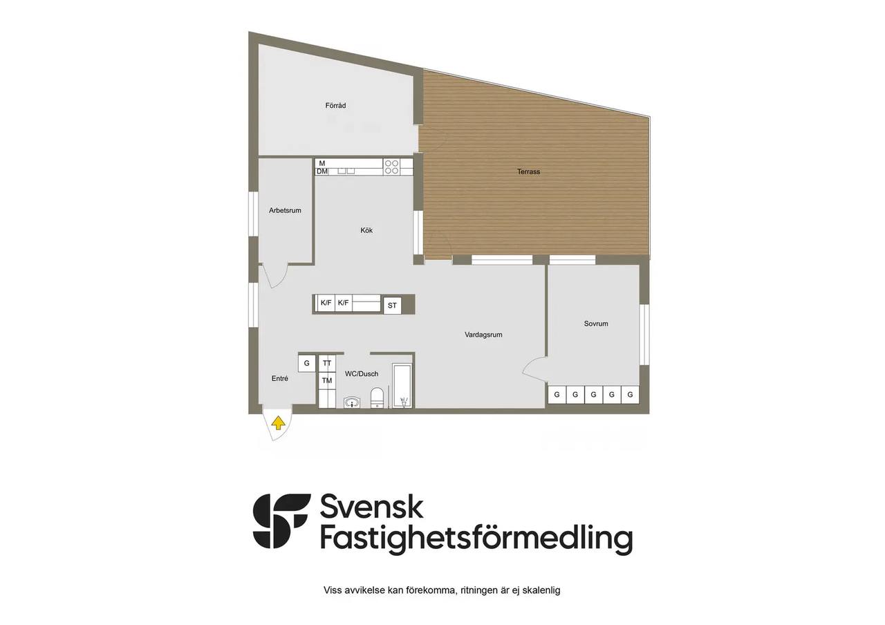 Planritning för Videvägen 78
