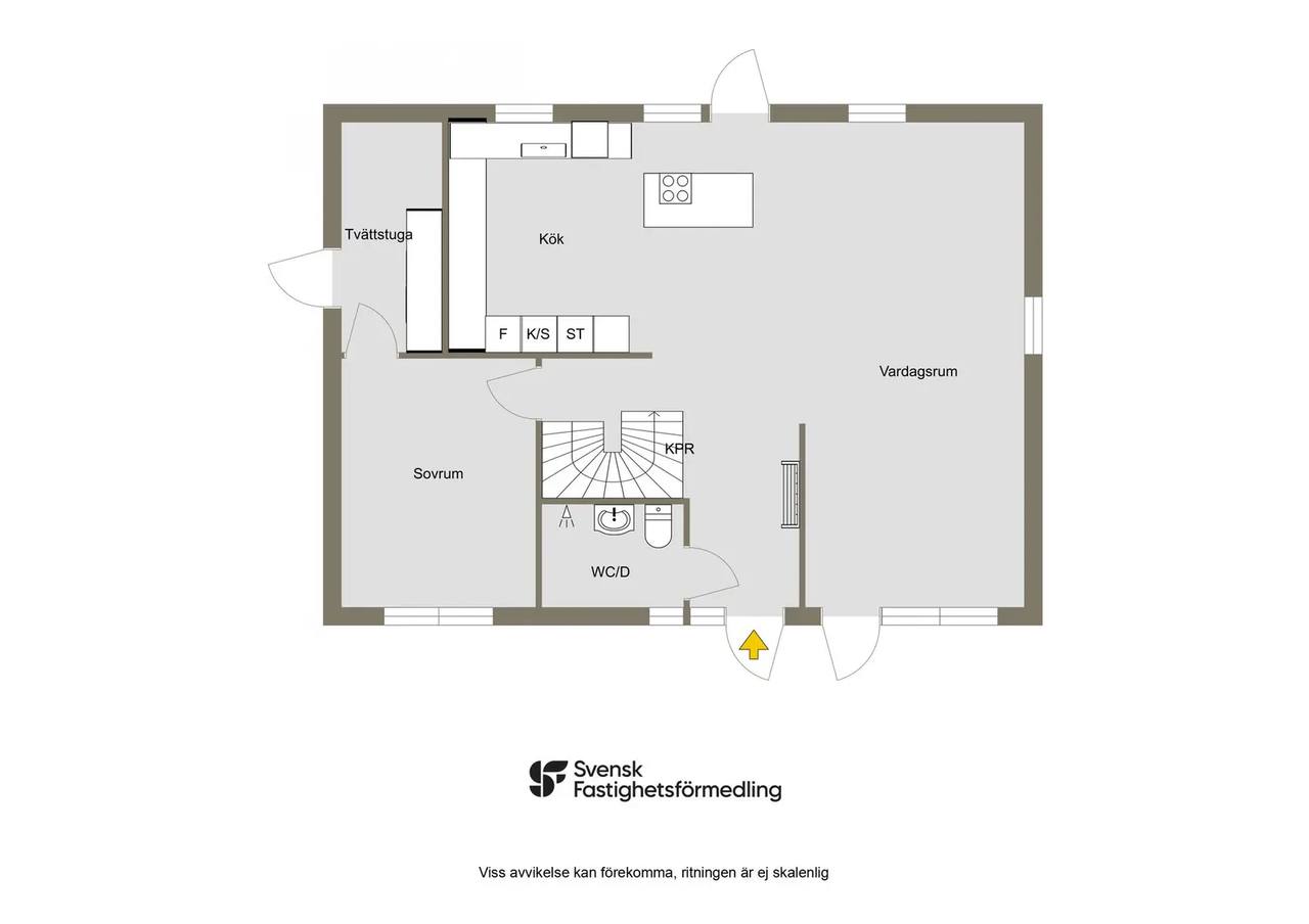 Floor plan for Cementvägen 2