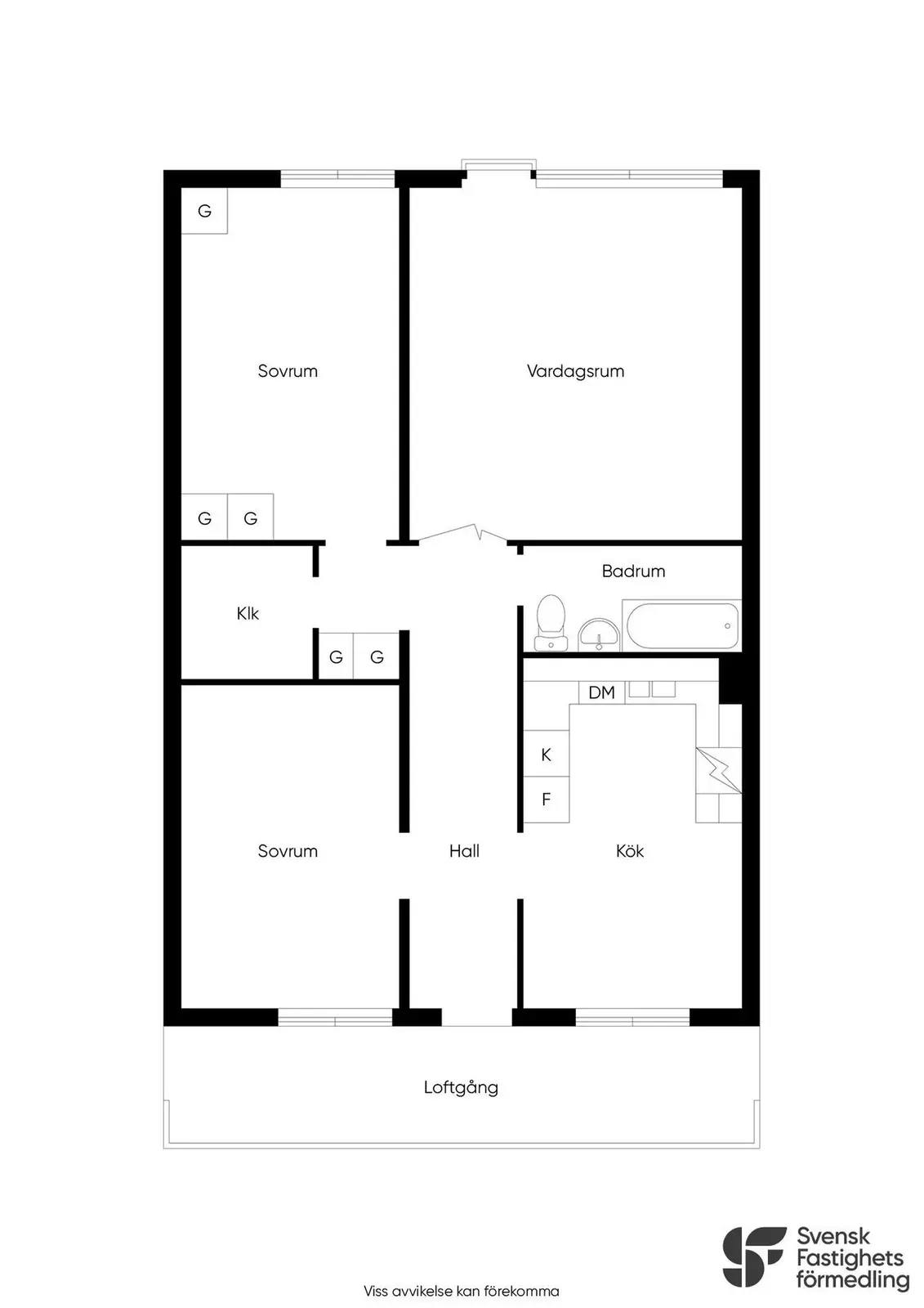 Floor plan for Mandelstensvägen 25