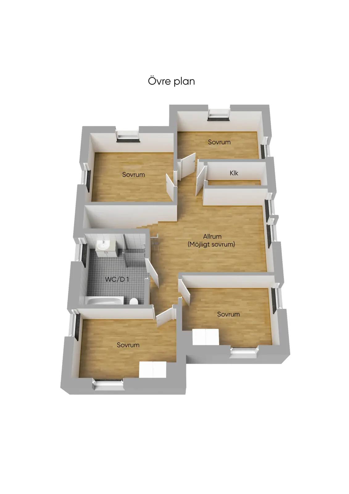 Floor plan for Vittrans väg 3