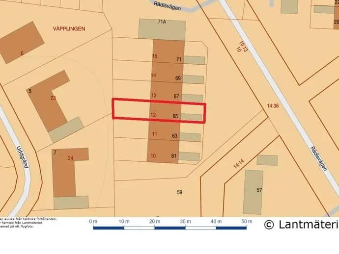 Floor plan for Rädisvägen 65