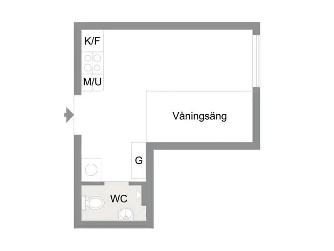 Planritning för Nobelvägen 93A