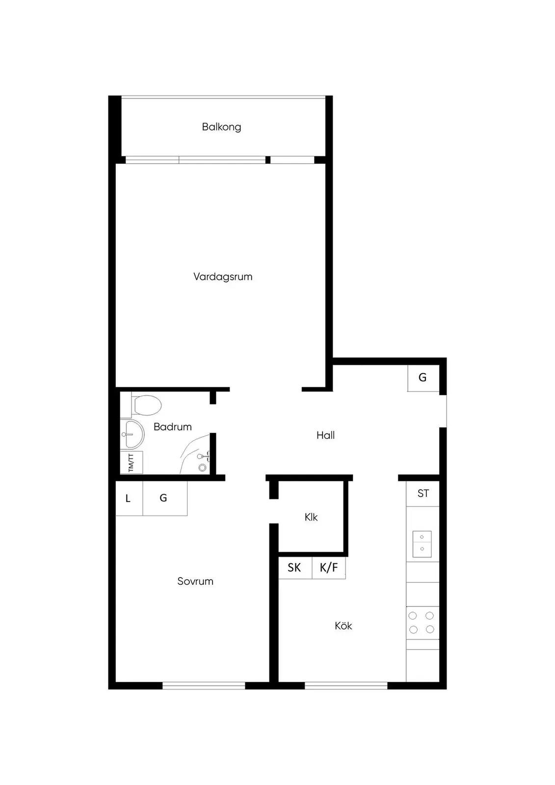 Planritning för Veckovägen 34