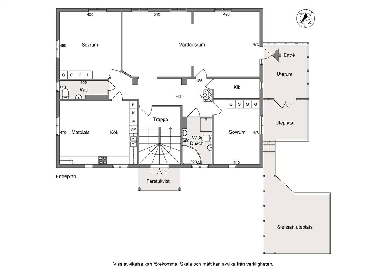 Planritning för Djurgårdsgatan 22