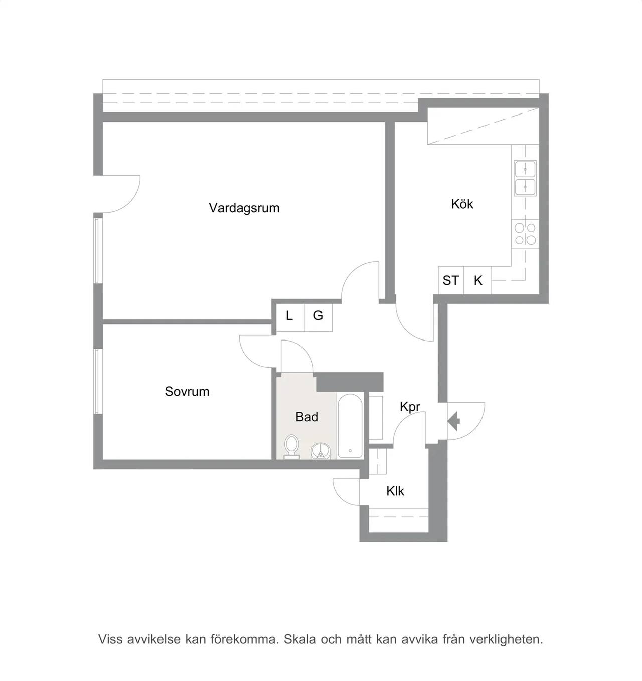 Floor plan for Jägersrovägen 18B