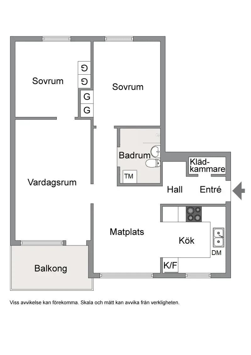 Planritning för Aspnäsvägen 12
