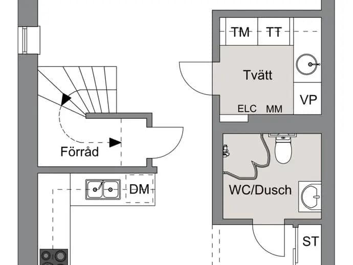 Floor plan for Keramikens väg 33D