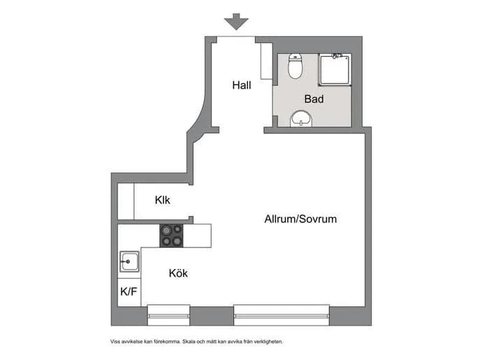 Planritning för Gustafsvägen 6