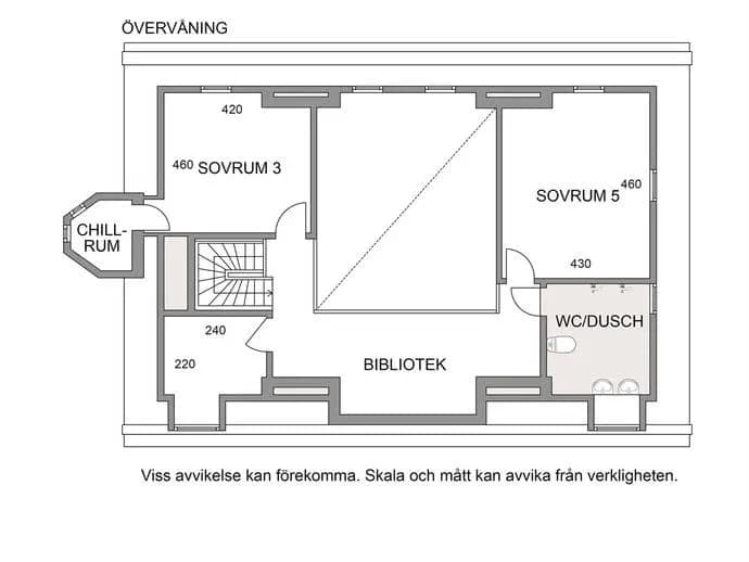 Floor plan for Barometervägen 9