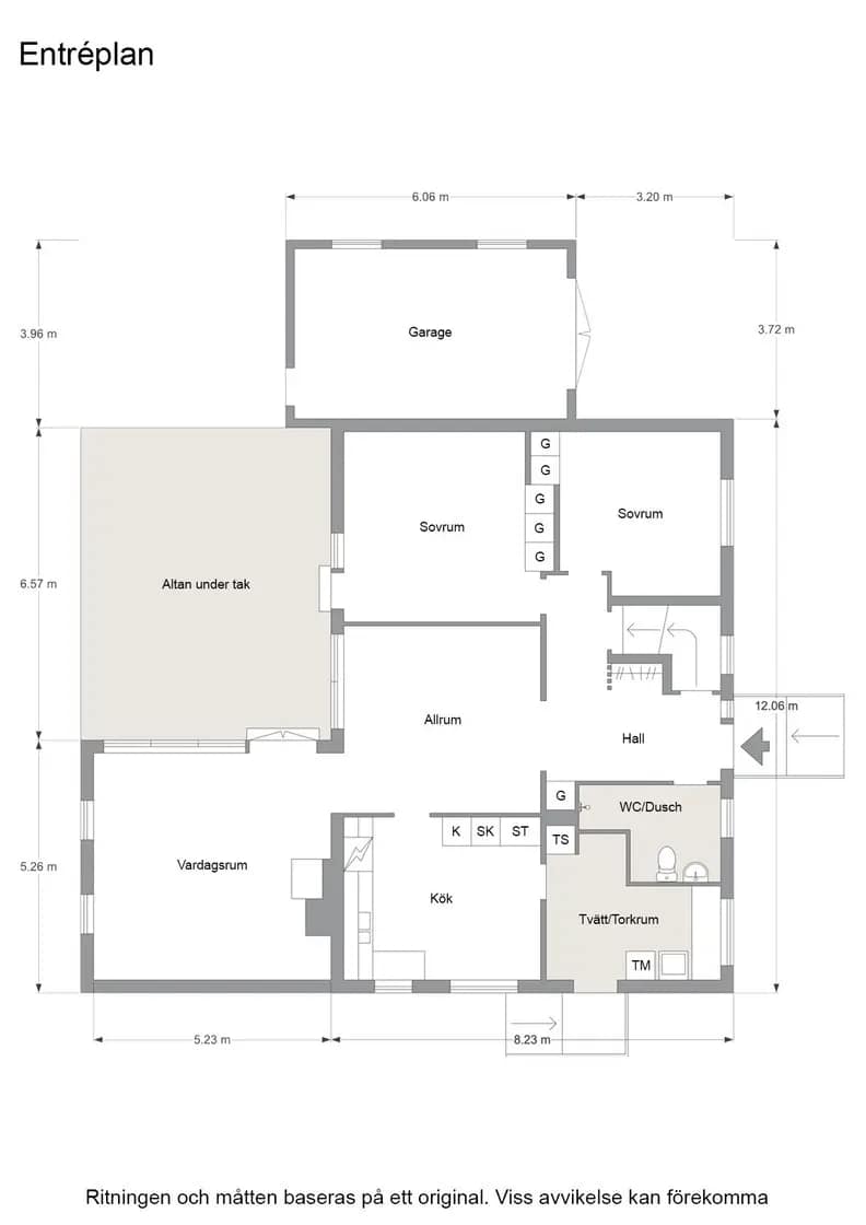 Floor plan for Halnavägen 24