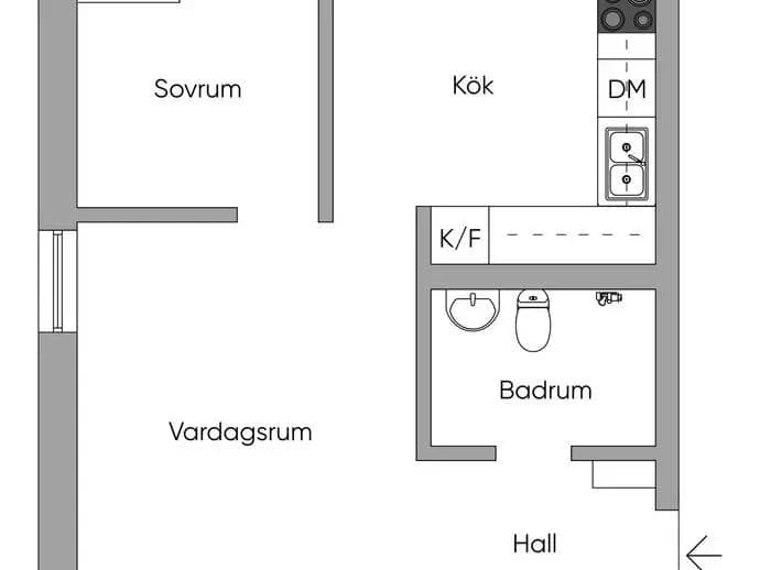 Planritning för Nybodaringen 39